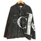 カルバンクラインジーンズ Calvin Klein Jeans Extreme Oversized ロゴプリント ブラックデニムジャケット メンズ